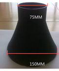 Silica Gel Solder Fume Hood Cover for Exhaust and Smoke Extraction on Factory Assembly Lines 75mm Connector Round Style