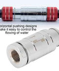 Brass Drain Valve With G1/4 Internal Thread For PC Water Cooling System Tight Seal Easy Flow Control Horizontal Pressure Design
