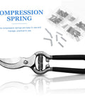 Get Your Hands On These 100 Pc Mini Stainless Steel Compression Springs, A Total Badass Kit For DIY Mechanics And Home Repairs That Makes Fixing Doors Cars And Metal Gadgets Super Easy And Quick. stainless steel spring kit, assorted sizes, for pruning shears
