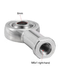 Rod End Bearings 6mm Bore M6x1 Right Hand Female Thread Stainless Steel 304 Ball Joint 2 Pack, 6mm bore and threaded end