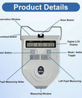 Pro Grade Digital Pupilometer With LED PD Meter, Memory Function, Diopter Compensation, And Interpupillary Distance Tool For Precise Eyewear Fitting Anywhere front view