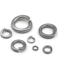 Big 530 Piece Stainless Steel Split Lock Washer Kit With M2 To M12 Sizes 304 Grade Includes Elastic Gaskets For Auto Bikes And Home Projects, assorted sizes