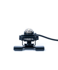 Front view of Premium NMO Lip Mount for Antennas, Multi-Axis Adjustable No-Drill Rig Mount for Trucks, SUVs and Cars.