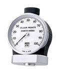 Pro Grade Portable Hardness Tester For Rubber Sponge And Plastic With Digital Readout Lock Feature Smooth One Hand Operation Sick Accuracy No Hassle Gauge Tool close-up of the dial and body design.