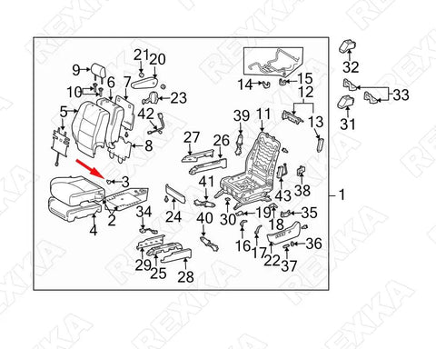 Diagram of 10 Pack Hood Insulation Retainer Clips For Toyota And Lexus 90467-09050 90467-A0003 Fits Scion iM showing parts layout