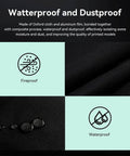 Ultimate 3D Printer Filament Storage Box material showing waterproof and dustproof features.