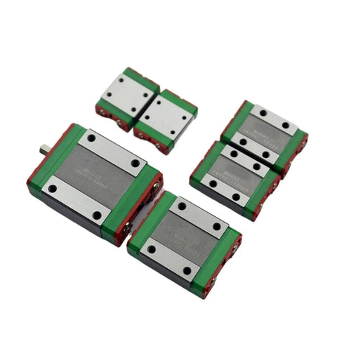 Precision Linear Guide Rail Kit With Blocks For Smooth CNC Machines Includes 260mm MGW7C Support Bars For Super Low Friction Motion And Zero Upkeep Easy Setup, four linear bearing blocks