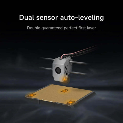 Dual sensor auto-leveling feature of Rocket Fast 3D Printer With Auto Leveling And Camera, Dual Z Axis CoreXY, 600mm Per Second Print Speed
