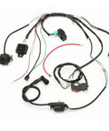 6 Coil CDI Ignition Wiring Harness Kit For Motorcycle ATV Quad Pit Bike 50cc 70cc 90cc 110cc 125cc Ignition Switch Replacement Plug And Play Complete Electrics For A Fast Reliable Spark And Easy Start visible.