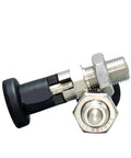 Heavy Duty Stainless Steel 304 Self Locking Knob Plunger With Quick Release Pull Ring And Dead Tight Nut Screw M20
