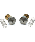 Tempcontrol Thermostatic Mixing Valve Replacement Stop Assembly Kit For 7 500 Series Valves Includes Seats Gaskets Springs Checks Bonnets Set Of 2 Wrench And O Rings image showing two stop assemblies and springs.