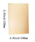 DIY Friendly Single Sided Copper Clad PCB Laminate For Etching Kit 100x150x1.5mm board dimensions shown vertically