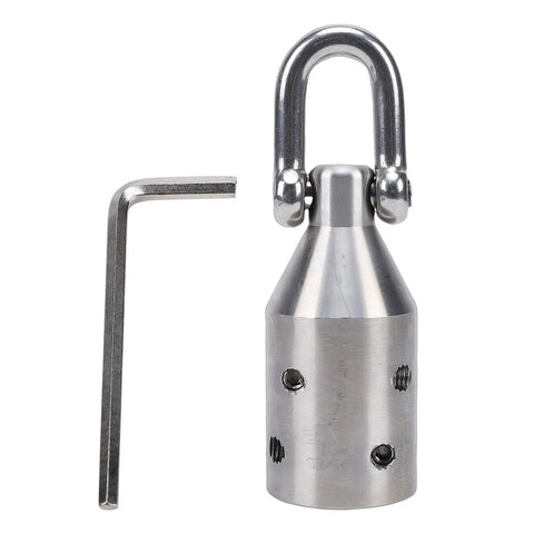 Beefy Heavy Duty Wire Pulling Attachment With 4000 Lbs Max Pull Strength For Copper And Aluminum Cables, stainless steel head