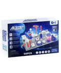 Hands On AI Powered Science Toy Set With Smart Voice Physics Circuits And Electronic Building Blocks For STEM Education 500 Plus Projects 66 Pieces Perfect Holiday And Birthday Gift For Kids Aged 3 And Up box, 66-piece set