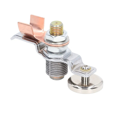 Xixian 600A Heavy Duty Welding Ground Clamp with thickened brass nose and strong magnet for stable arcing in metalwork.