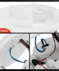 Heavy Duty Electric Fuel Pump And Sender Module For Mazda CX9 2011 2012 2013 2014 V6 3.7L showing wiring and filter details.