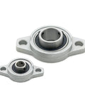 Rock Solid KFL007 Zinc Alloy Pillow Block Flange Bearing Unit Housing Series For Heavy Duty Machinery Replacement Ensures Smooth Operation Reduces Friction With A Super Durable Industrial Component Built For Tough Conditions And Best Options, two sizes
