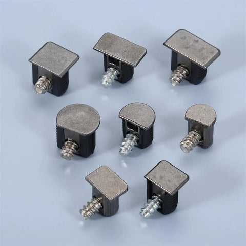 Heavy Duty Shelf Brackets Wall Mount Steel Cabinet Cupboard Support shown with eight metal pegs and pins for shelves