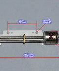 Slick 10mm Lead Screw Stepper Motor Built Tough 2 Phase 4 Wire with measurements of 22mm and 45.8mm for precise linear motion.