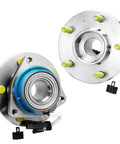 Four Wheel Bearing Hubs Front And Rear Replacement Set For 2000 To 2013 Chevrolet Impala 2003 To 2008 Pontiac Grand Prix