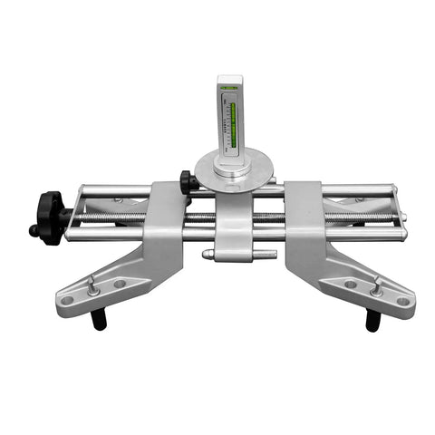 High Octane 3D DSP Wheel Alignment Clamp With Magnetic Adapter For Universal 11 To 25 Inch Rims Precision Camber Caster Gauge Tool, front view.