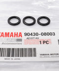 3 Pack OEM Outboard Lower Unit Drain Gasket Set Black For Replacing OEM Drain Gaskets On Marine Motors 904300800300 904300802000 Reliable Gasket Kit Marine Grade on packaging