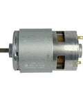 RS-775WC-A010 High Octane Carbon Brush DC Motor 21000 RPM 14.4V side view showcasing 5mm shaft and compact design.