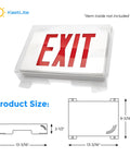 Clear Polycarbonate Emergency Exit Sign Cage Guard For Lighted Signs Built Tough, Impact Resistant, Wall or Ceiling Mount