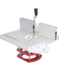 Dead Nuts Accurate Router Lifting Table Base for Woodworking Slotting Trimming and Chamfering Smooth Aluminum Lift Platform.