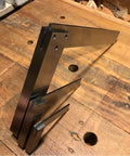 Machinist square, precision engineer wide-seat 90-degree right-angle steel angle ruler, ground hardened, 4 x 2.5 in