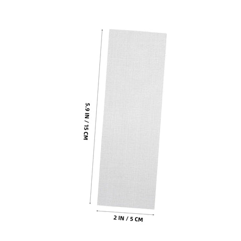 12-Piece Automotive Bumper Repair Mesh Kit For Thermoplastic Fixes, Stainless steel wire mesh patch, 5.9x2 inches