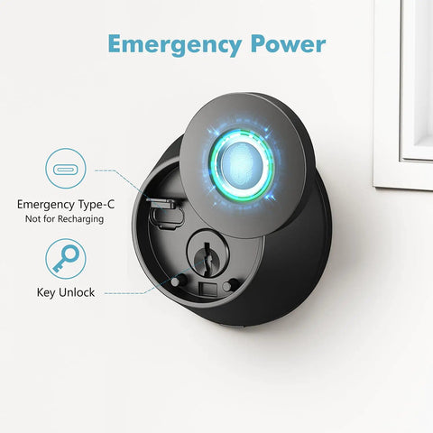Smart Biometric Fingerprint Door Lock With App Control And Backup Keys Zero Fuss Keyless Entry Upgrade Smooth Touch Access Heavy Duty IP66 Shield For Quick Deadbolt Replacement