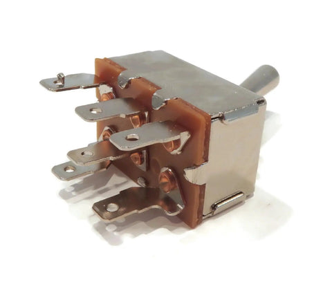 PTO Switch For Scag Hydraulic Walk Behind Mowers 36 Inch 48 Inch 52 Inch Two Position Six Terminal One Half Inch Stem Replacement Part