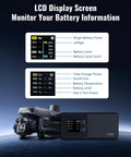 DJI Matrice 4 Series Battery Charging Hub Fast Parallel Charger For 3 Batteries With LCD Display showing battery info