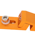 Close-up of Low Profile Aluminum Tiger Claw Clamp for 3018 Pro Ultra CNC Machine, side angled view.