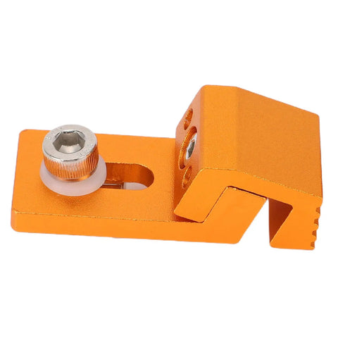 Upgrade your CNC game with these badboy 2pcs Aluminum Tiger Claw Side Clamps, orange aluminum clamp with serrated grip.