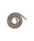 Rolled Techniflex 80 Inch Handheld Shower Hose In Brushed Nickel Easy Install Replacement For Modern Showers Flexible No Twist