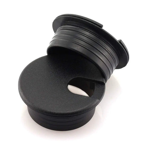 2 Pack 1-1/2 Inch Desk Wire Grommets Hole Covers Black Plastic Cord Organizer For Office PC Desk Cable Management And Neat Wires Keeps Cables Hidden And Tidy