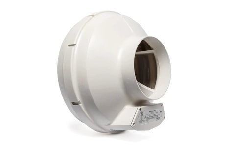 AMG Hawk Radon Fan Inline Mitigation System Quiet And Energy Efficient 322 CFM Inline Duct Fan with waterproof mount
