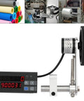 Hella Slick Digital Length Counter With Rugged Roller Wheel Encoder for Cable Wire and Fishing Line shows digital display with encoder.