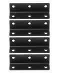 Heavy Duty Stainless Steel Corner Shelf Brackets 4 Pack L Shaped 90 Degree Right Angle Braces With Screw Holes For End Tables And Furniture Support Great Value For Quick Install.