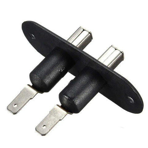 Sliding Door Contact Kit With Metal Power Transfer Connector For Central Locking Actuators, Waterproof Dustproof Spring Pin Hardware For Trucks And Utility Vehicles, Black, black metal P-3 door contact
