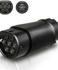 Sae J1772 To Type 2 EV Charger Adapter 32 Amp Heavy Duty Portable electric connector with multiple prongs for efficient charging.