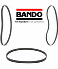 Beefed Up Drive Belt Set For 2.4L Toyota Tacoma 1998 2004 Four Cylinder Three Piece Replacement Kit with Bando logo