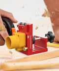 Pocket Hole Jig Kit Ultra Light Carpentry Aid for DIY Enthusiasts showing setup on a wooden board for precise joints
