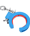 Cable Tray Roller Guide 65mm Blue ABS And Stainless Steel Wire Pulling Pulley For Indoor Outdoor Wiring With Easy Peasy Wire Routing And Simple Adjustable Installation, blue red