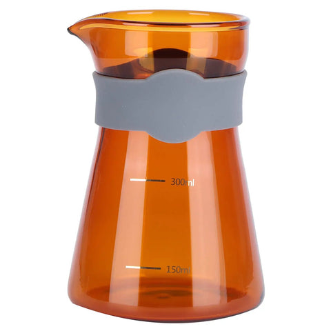 Pour Over Coffee Kettle With Measurement Scales, High Borosilicate Glass Server For Hand Drip Brewing At Home Or In Coffee Shops