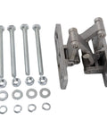 heavy-duty concealed stainless steel hinge with bolts and nuts for high load capacity doors