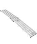 Heavy Duty Foldable Unpowered Conveyor Roller Table With Sturdy Galvanized Steel And Pe Material For Tough Moving Warehouse Gear - top view of folded rollers