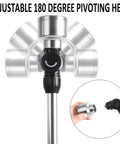 Soft Rain Watering Wand With Pivoting Head And Thumb Control showing adjustable 180-degree pivoting head